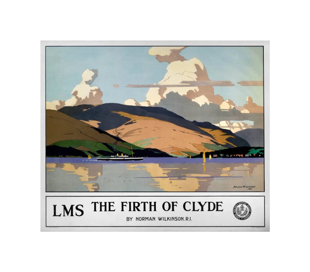'The Firth of Clyde', LMS poster, 1925. - Image 60
