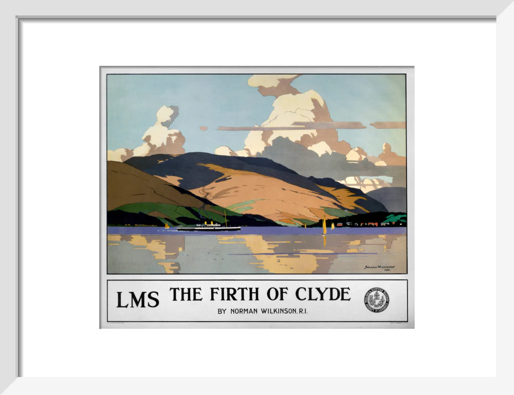 'The Firth of Clyde', LMS poster, 1925. - Image 9
