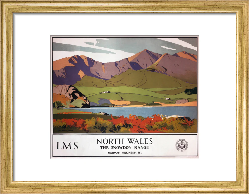 'North Wales - The Snowdon Range', LMS poster, 1923-1947. - Image 10