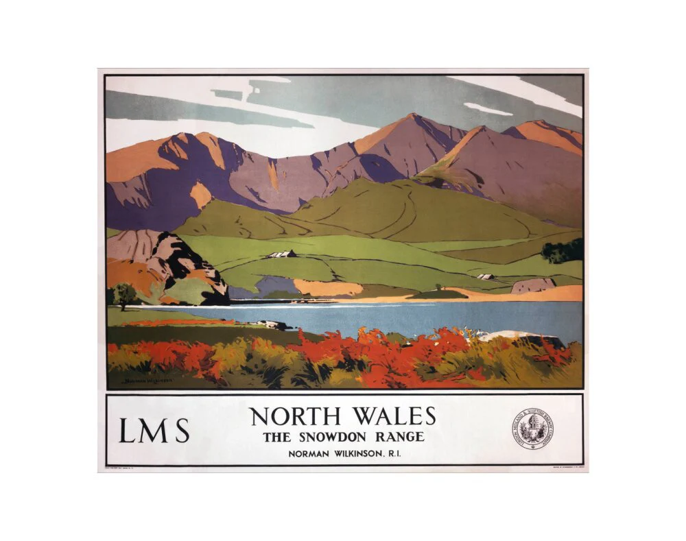 'North Wales - The Snowdon Range', LMS poster, 1923-1947. - Image 2