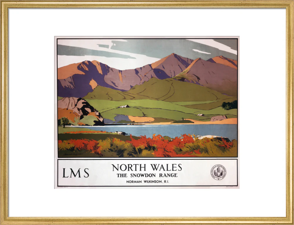 'North Wales - The Snowdon Range', LMS poster, 1923-1947. - Image 20