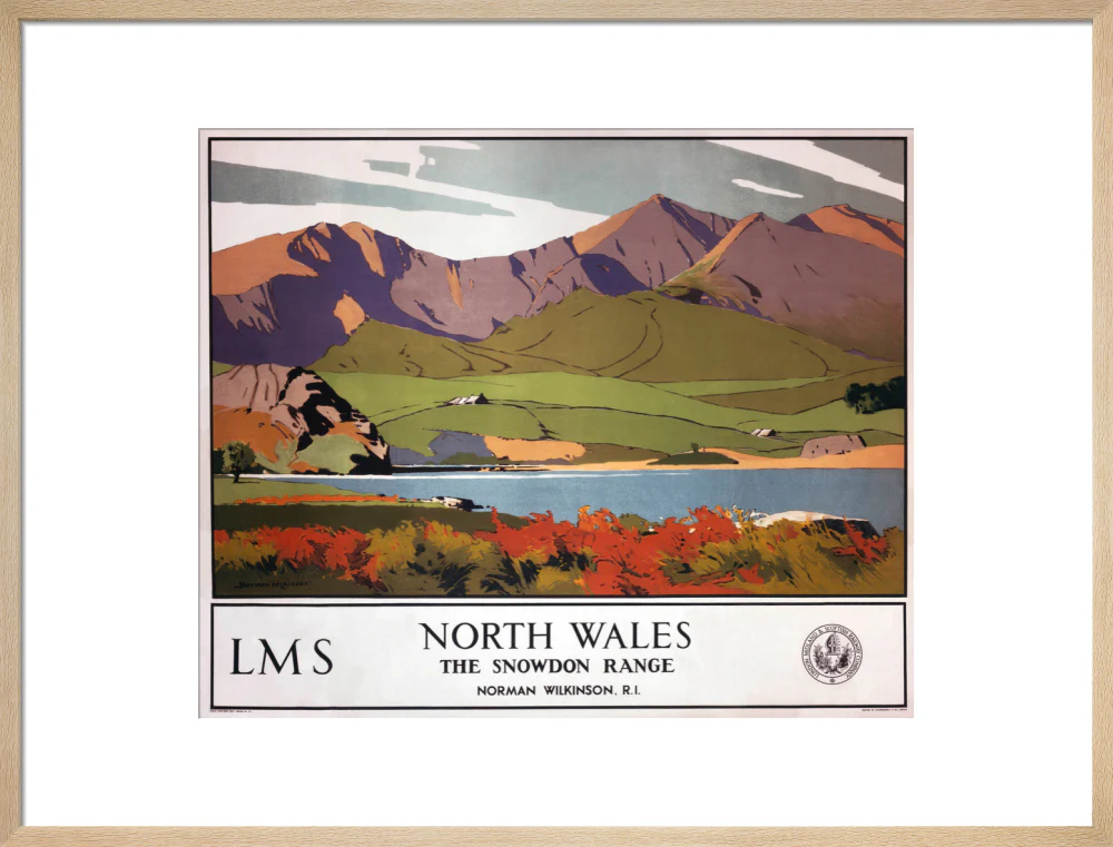 'North Wales - The Snowdon Range', LMS poster, 1923-1947. - Image 21