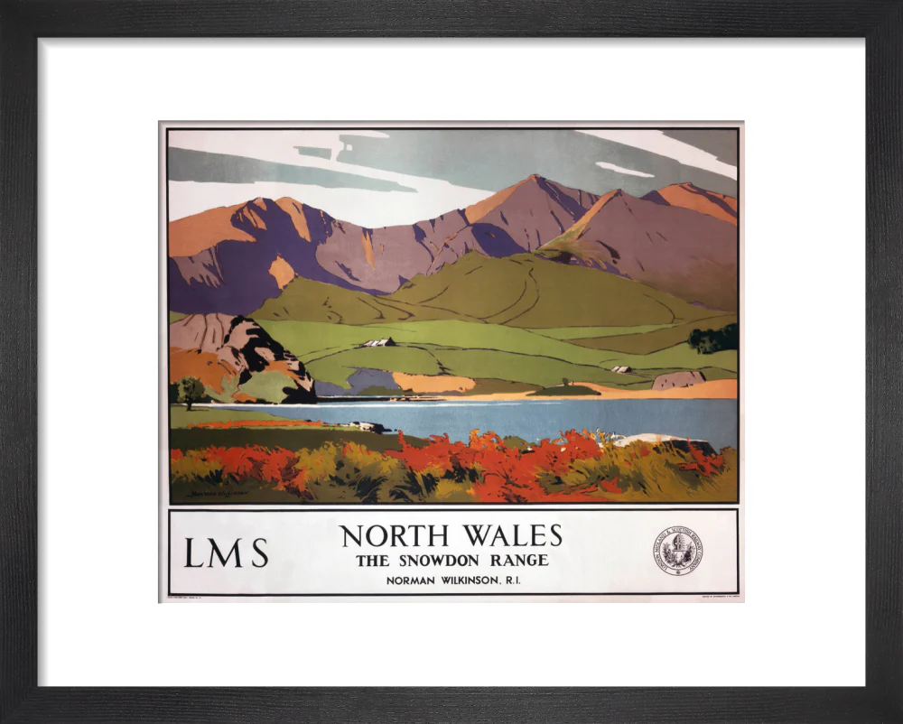 'North Wales - The Snowdon Range', LMS poster, 1923-1947. - Image 36