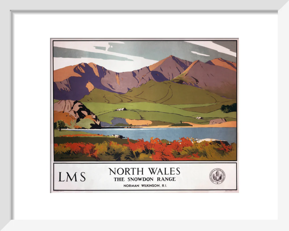 'North Wales - The Snowdon Range', LMS poster, 1923-1947. - Image 37