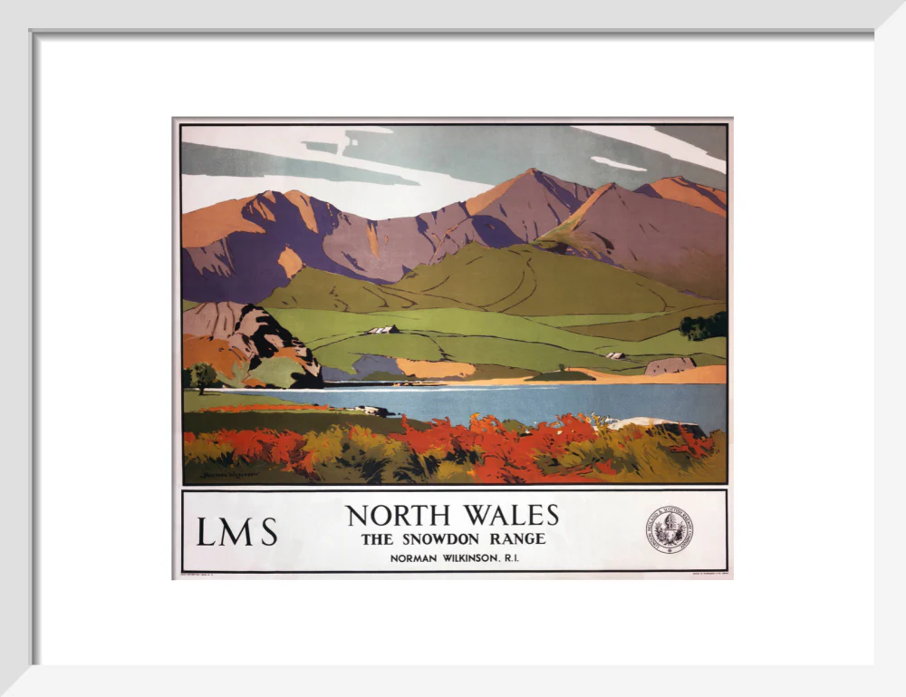 'North Wales - The Snowdon Range', LMS poster, 1923-1947. - Image 42
