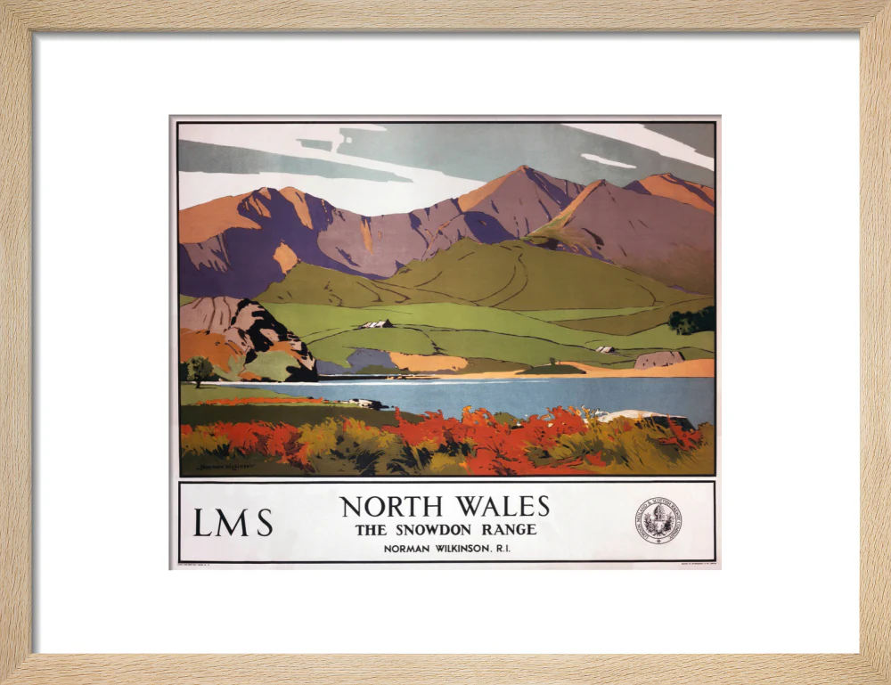 'North Wales - The Snowdon Range', LMS poster, 1923-1947. - Image 44