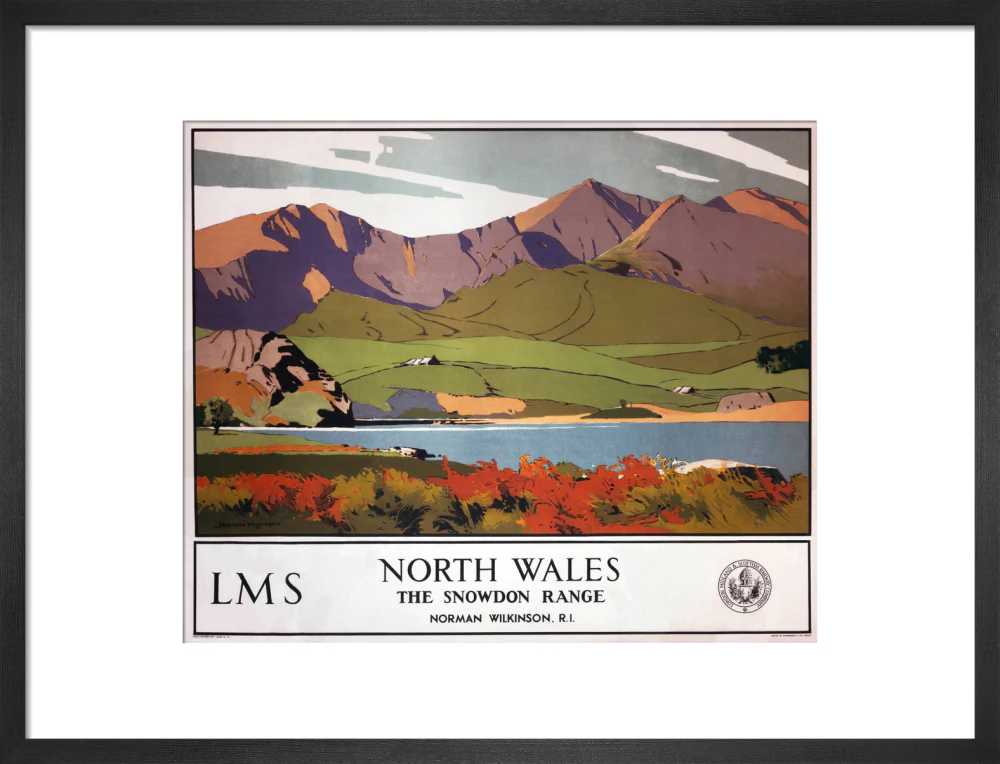 'North Wales - The Snowdon Range', LMS poster, 1923-1947. - Image 46