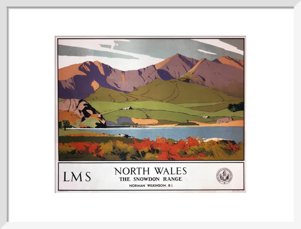 'North Wales - The Snowdon Range', LMS poster, 1923-1947. - Image 47