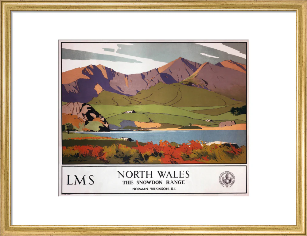 'North Wales - The Snowdon Range', LMS poster, 1923-1947. - Image 48