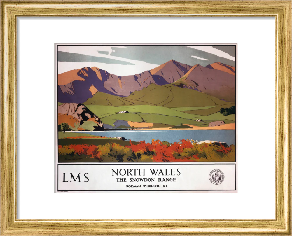 'North Wales - The Snowdon Range', LMS poster, 1923-1947. - Image 5