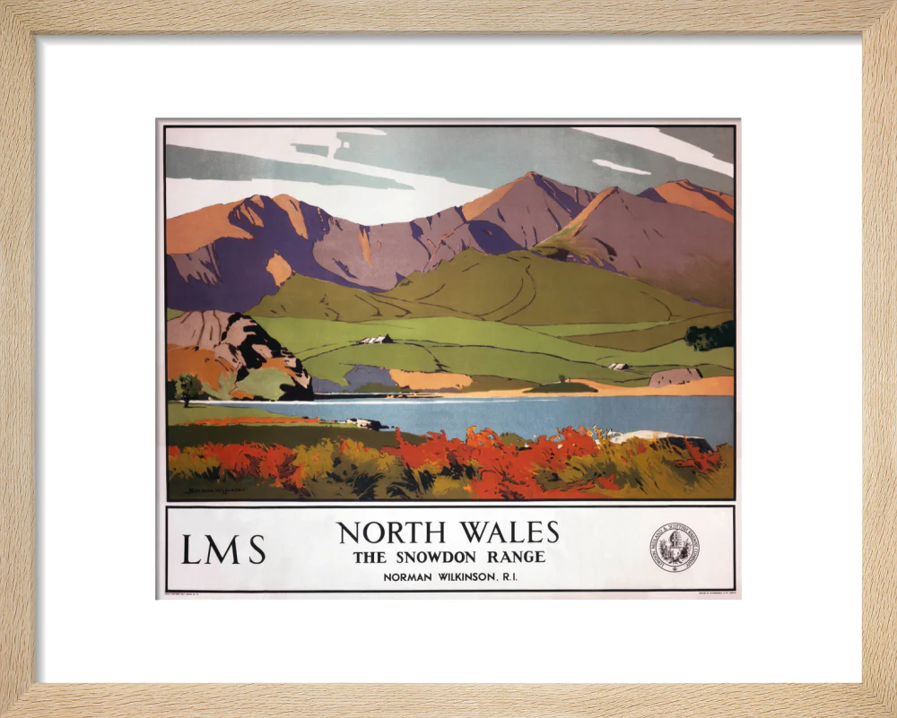 'North Wales - The Snowdon Range', LMS poster, 1923-1947. - Image 6
