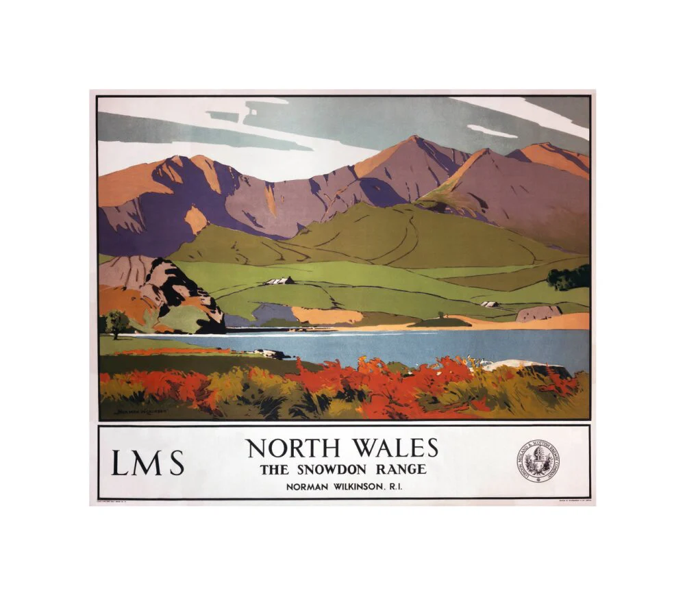'North Wales - The Snowdon Range', LMS poster, 1923-1947. - Image 60