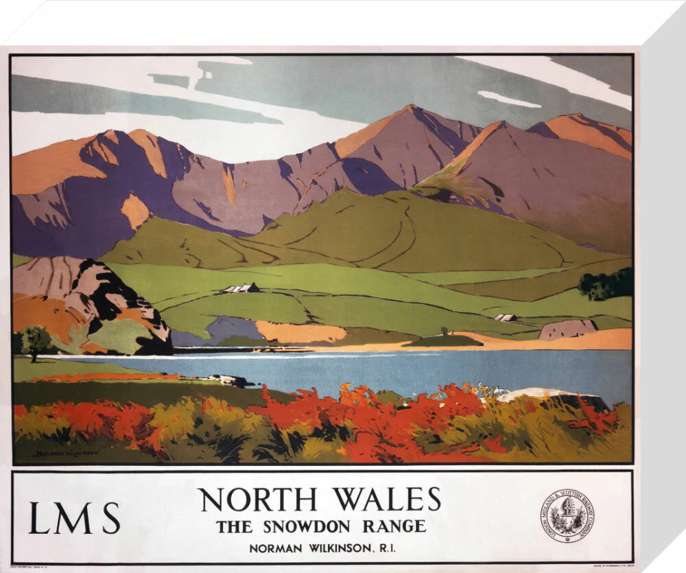 'North Wales - The Snowdon Range', LMS poster, 1923-1947. - Image 64
