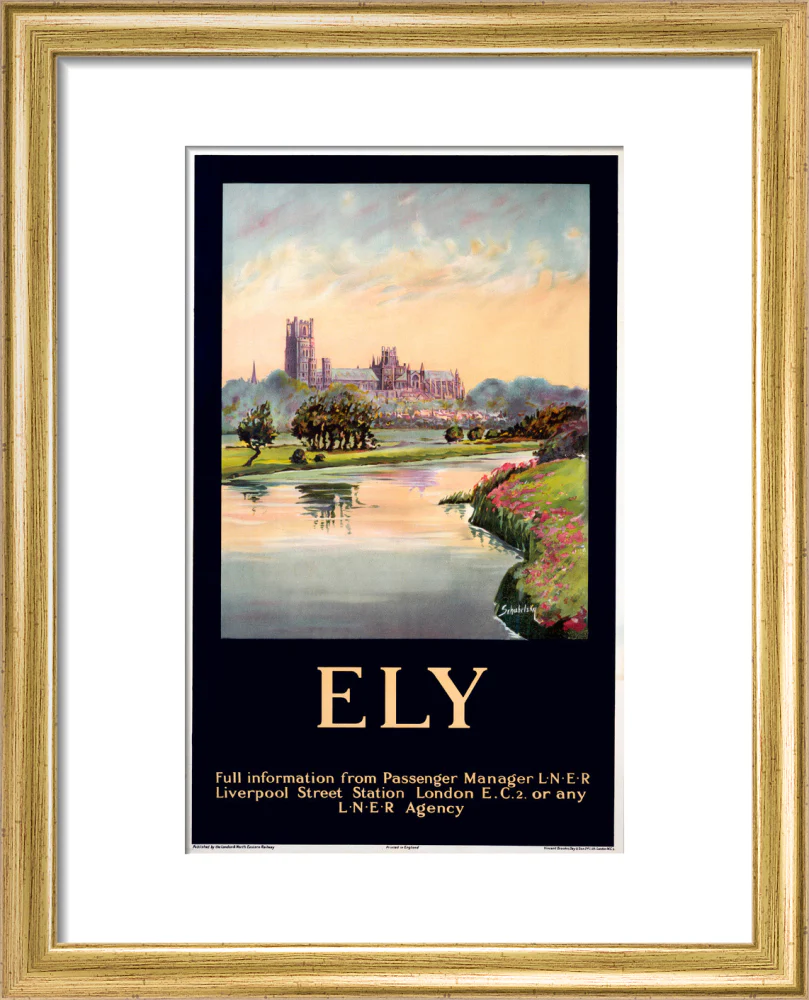 'Ely', LNER poster, 1923-1947. - Image 5