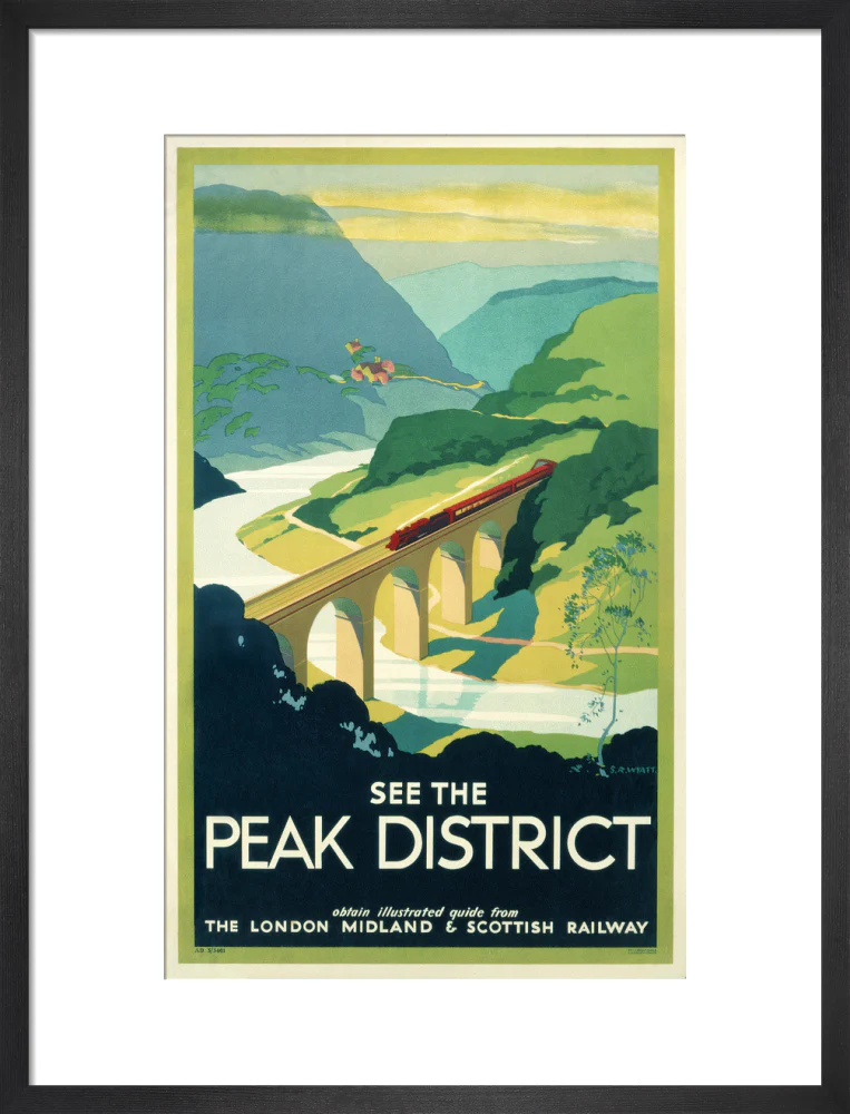 'See the Peak District', LMS poster, 1923-1947. - Image 13