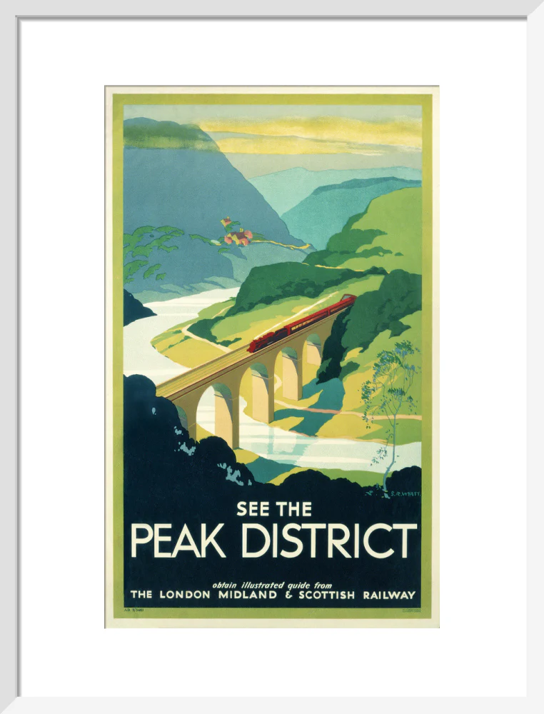'See the Peak District', LMS poster, 1923-1947. - Image 14
