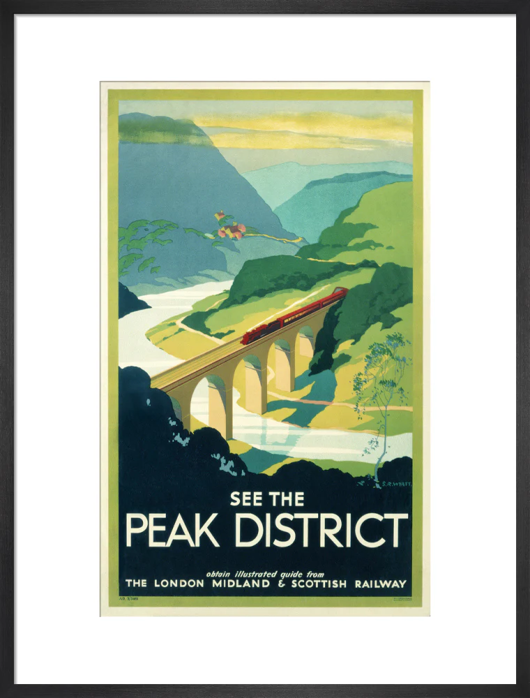 'See the Peak District', LMS poster, 1923-1947. - Image 18