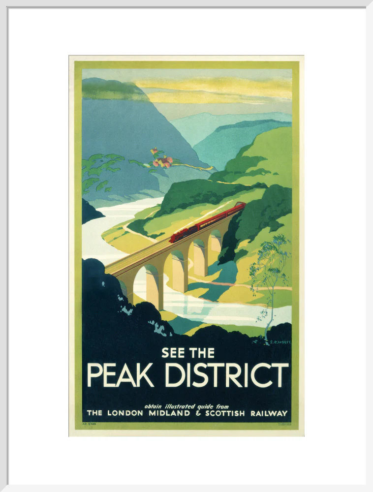 'See the Peak District', LMS poster, 1923-1947. - Image 24