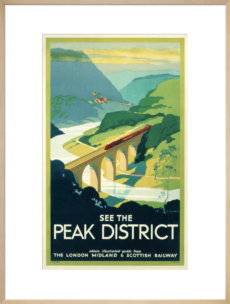 'See the Peak District', LMS poster, 1923-1947. - Image 26
