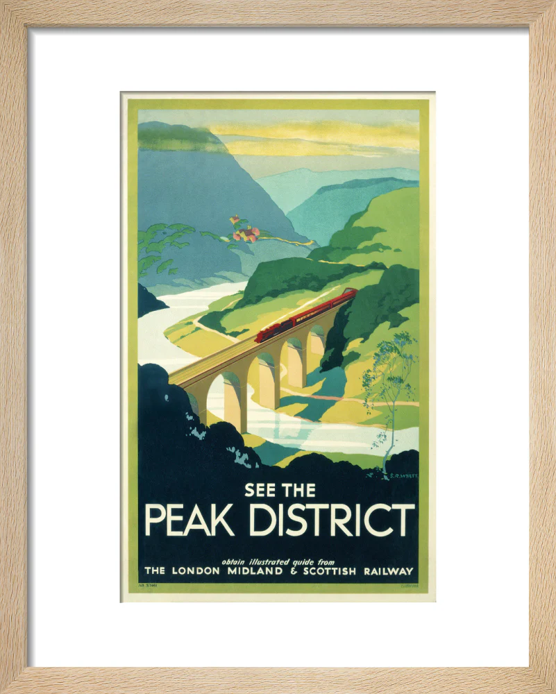 'See the Peak District', LMS poster, 1923-1947. - Image 39