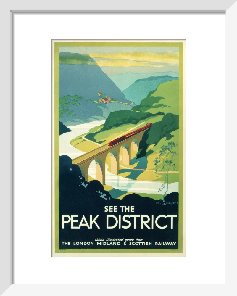 'See the Peak District', LMS poster, 1923-1947. - Image 4