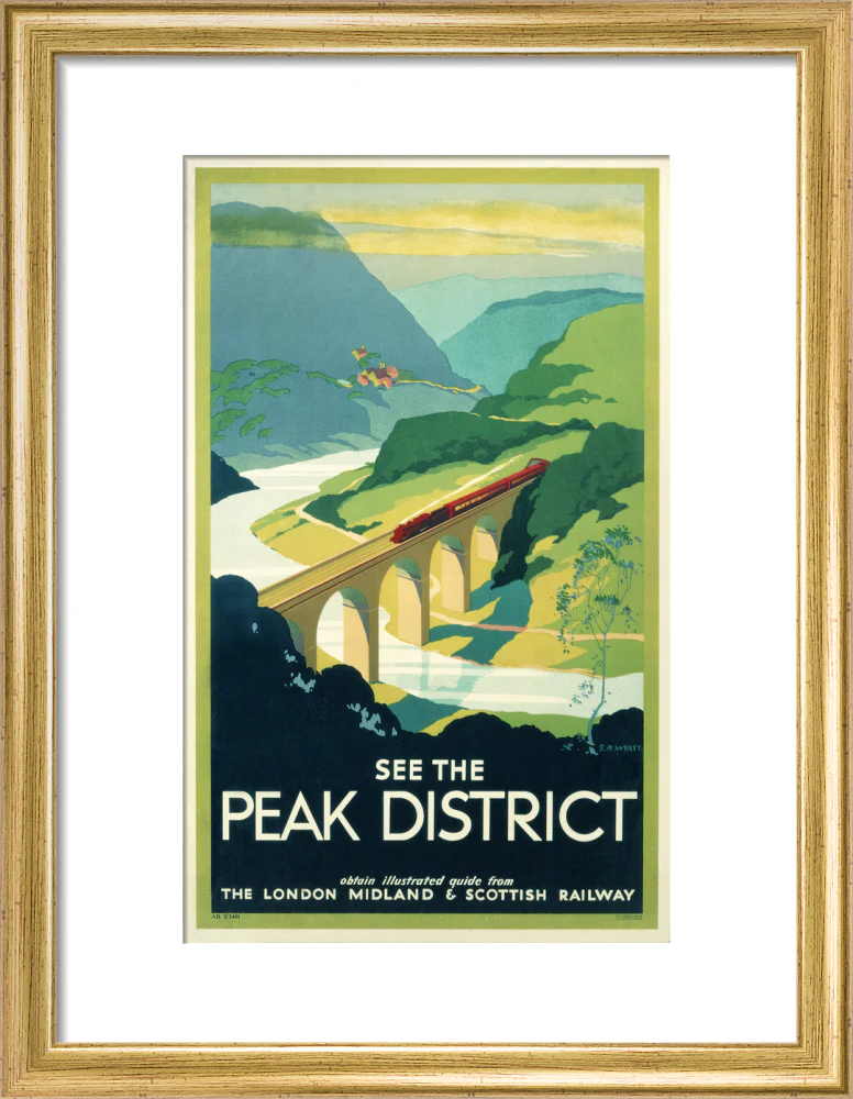 'See the Peak District', LMS poster, 1923-1947. - Image 43
