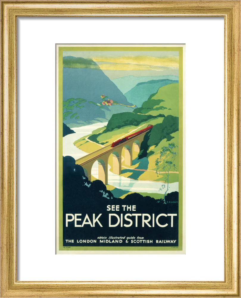 'See the Peak District', LMS poster, 1923-1947. - Image 5
