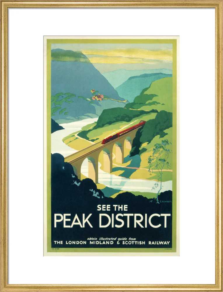 'See the Peak District', LMS poster, 1923-1947. - Image 53