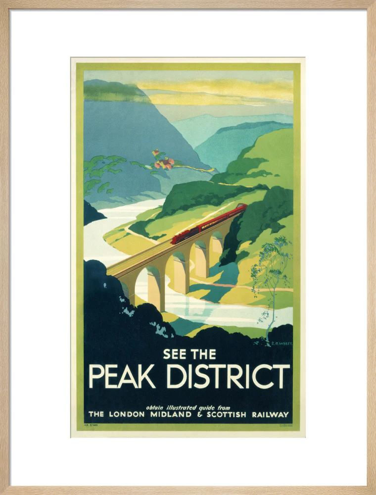'See the Peak District', LMS poster, 1923-1947. - Image 54