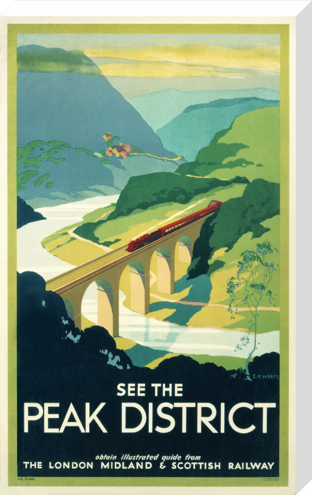 'See the Peak District', LMS poster, 1923-1947. - Image 66