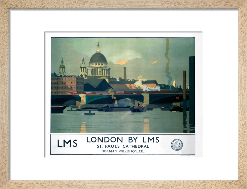 'London by LMS', LMS poster, c 1925. - Image 11