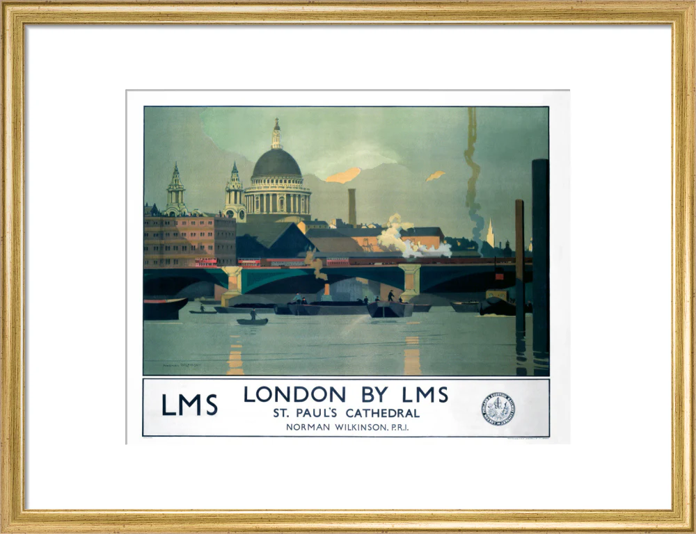 'London by LMS', LMS poster, c 1925. - Image 15