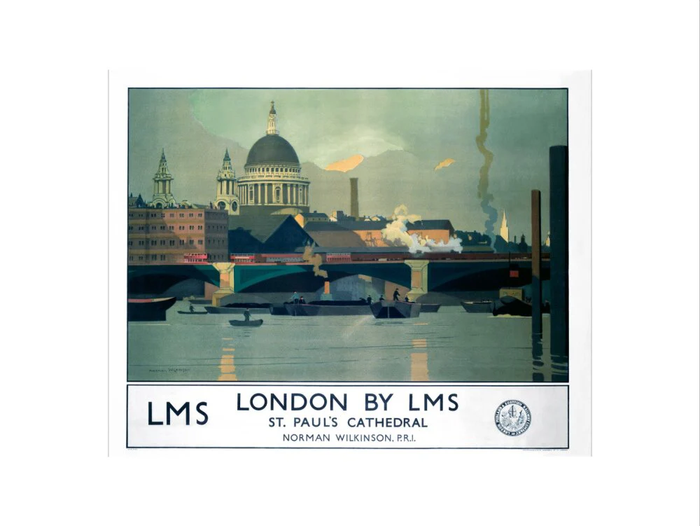 'London by LMS', LMS poster, c 1925. - Image 17