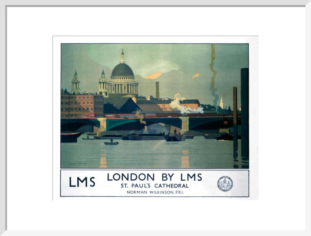 'London by LMS', LMS poster, c 1925. - Image 19