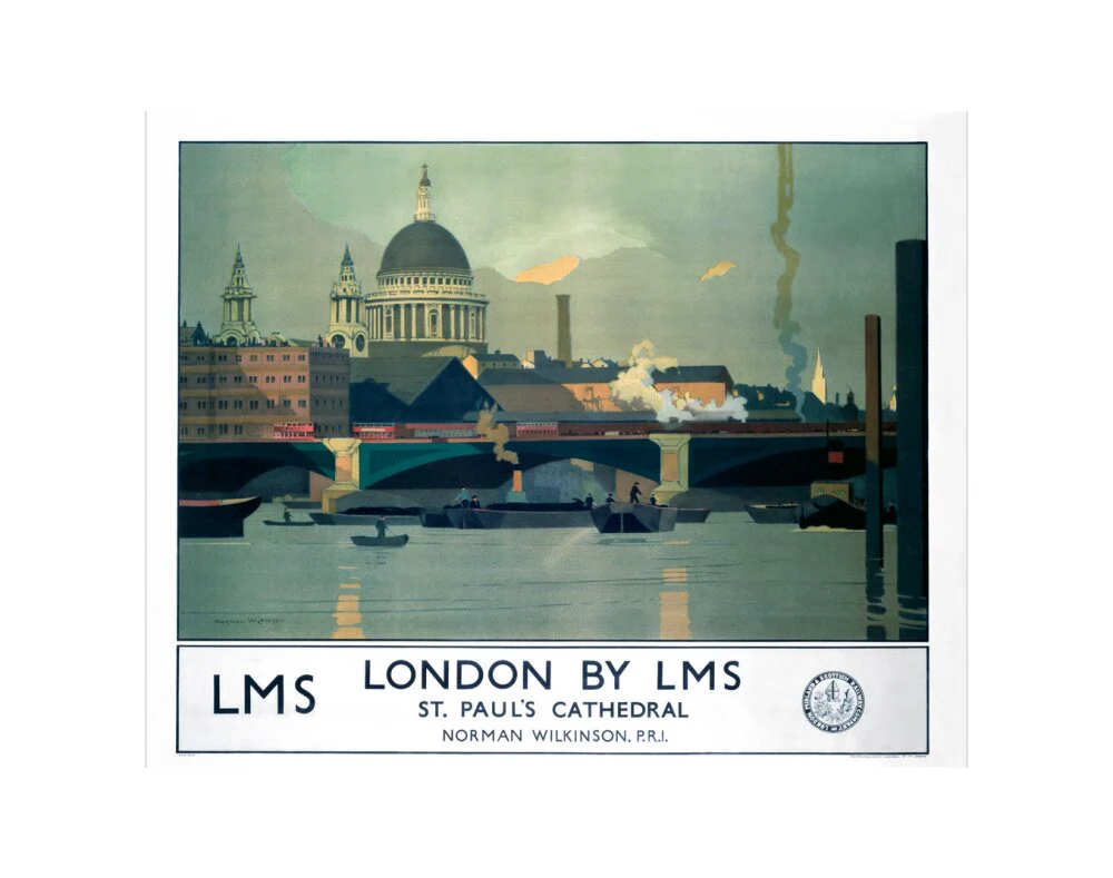 'London by LMS', LMS poster, c 1925. - Image 2