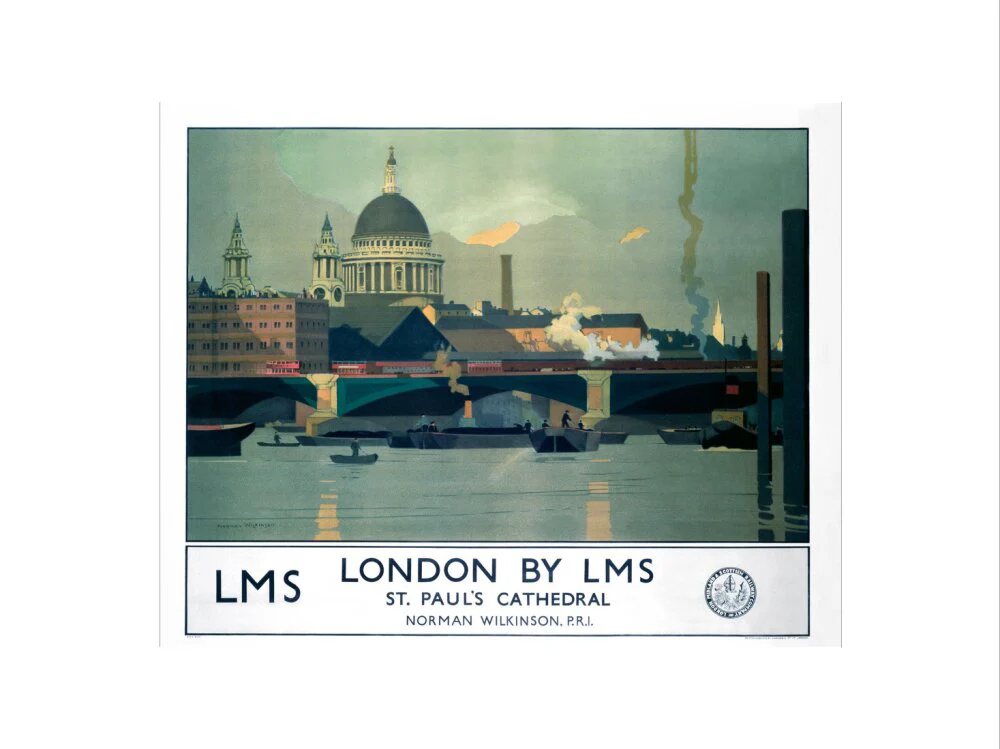 'London by LMS', LMS poster, c 1925. - Image 22