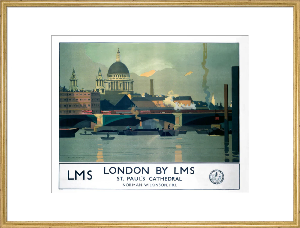 'London by LMS', LMS poster, c 1925. - Image 25