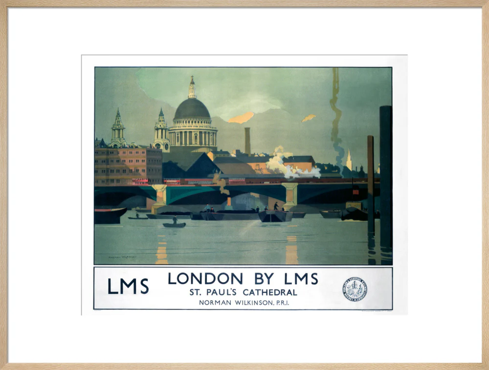'London by LMS', LMS poster, c 1925. - Image 26