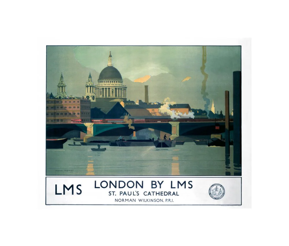 'London by LMS', LMS poster, c 1925. - Image 27