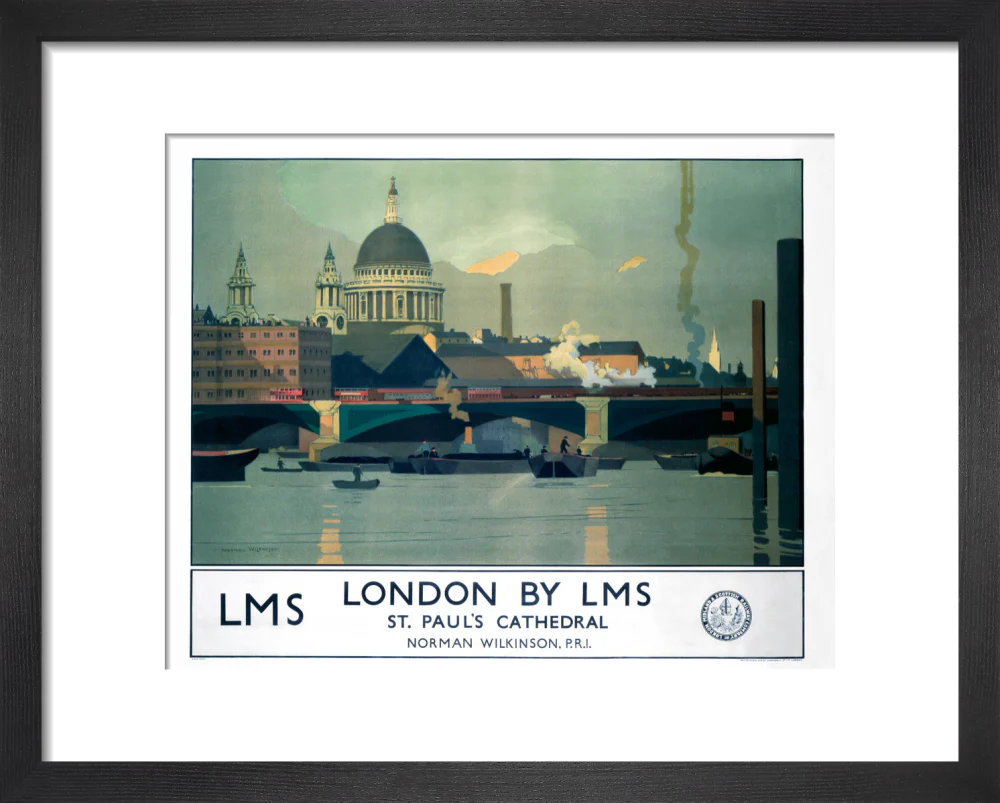 'London by LMS', LMS poster, c 1925. - Image 3