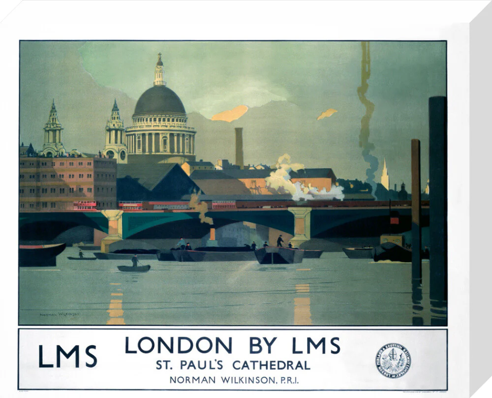 'London by LMS', LMS poster, c 1925. - Image 32