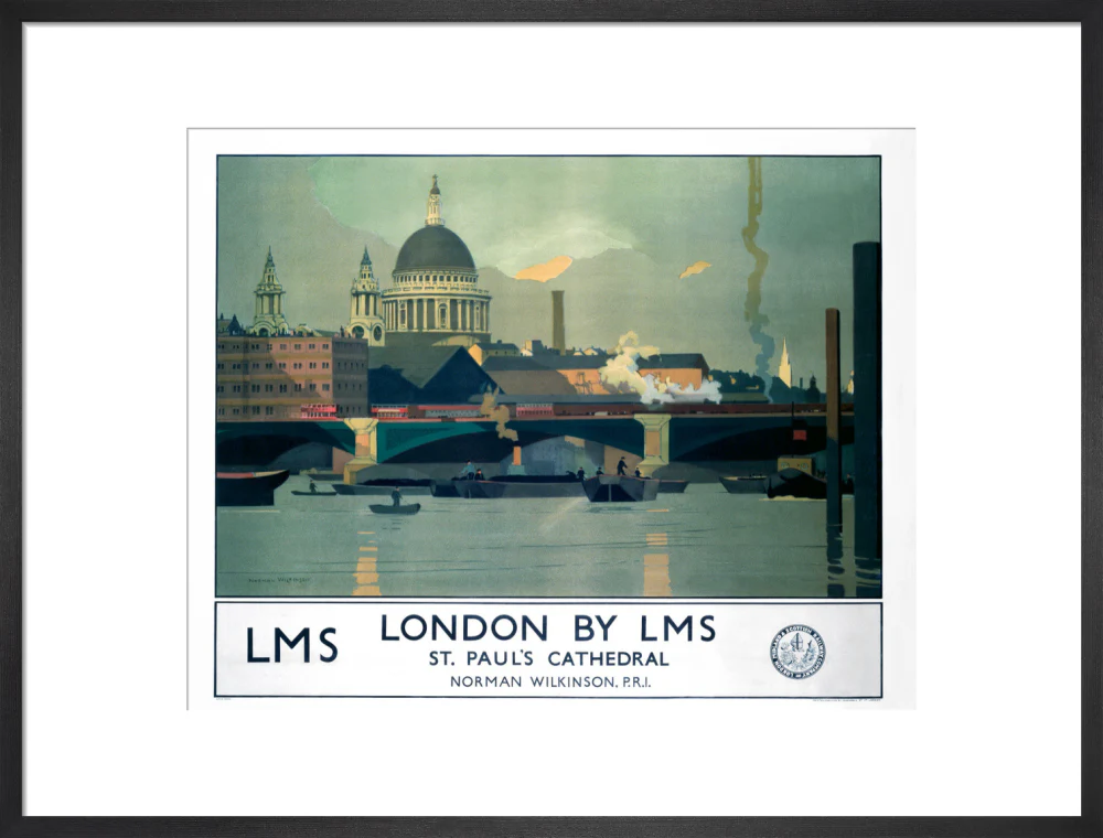 'London by LMS', LMS poster, c 1925. - Image 51
