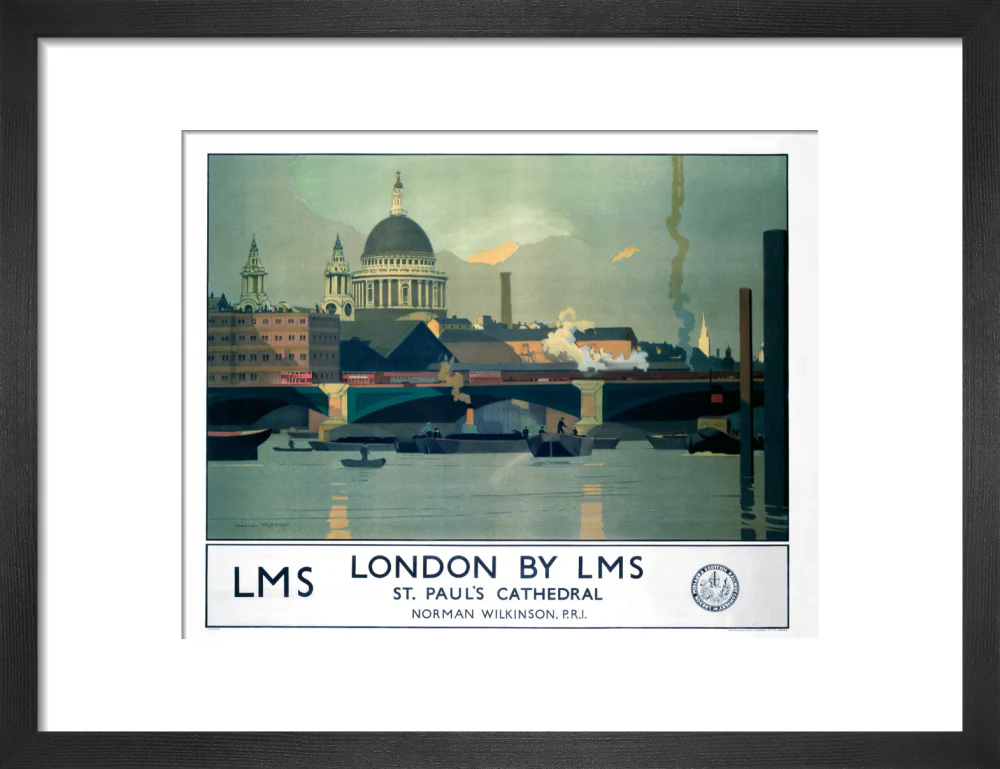 'London by LMS', LMS poster, c 1925. - Image 8