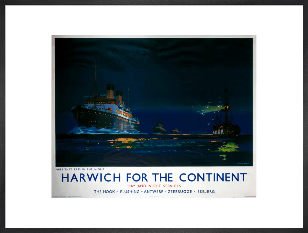 'Harwich for the Continent', LNER poster, 1923-1947. - Image 56