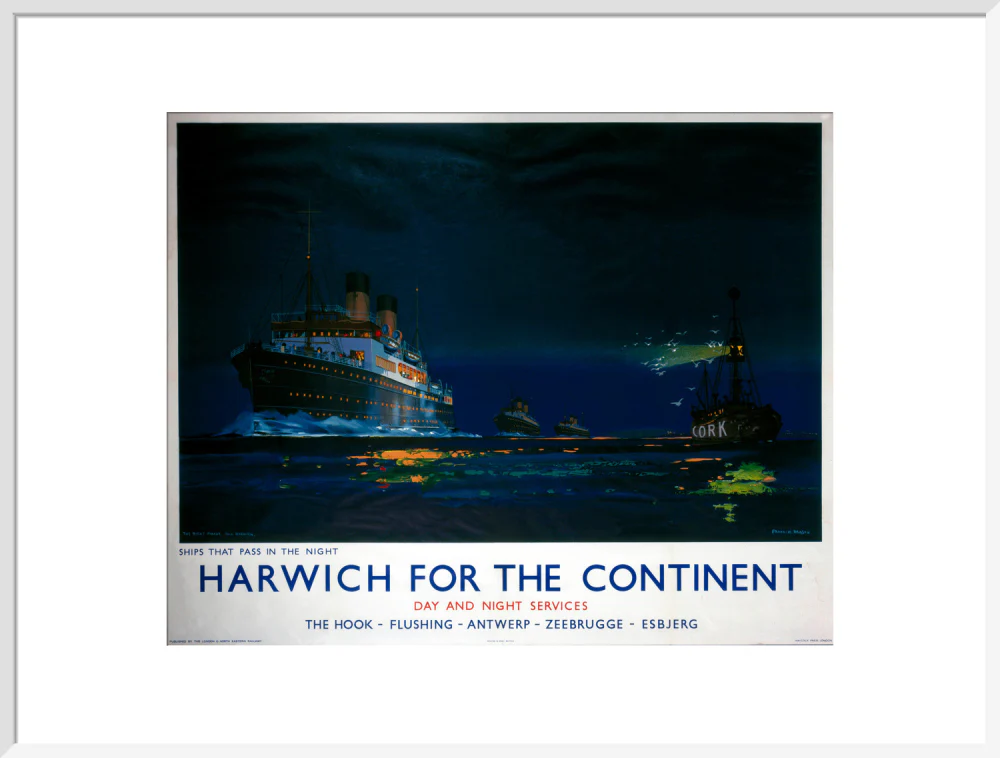 'Harwich for the Continent', LNER poster, 1923-1947. - Image 57