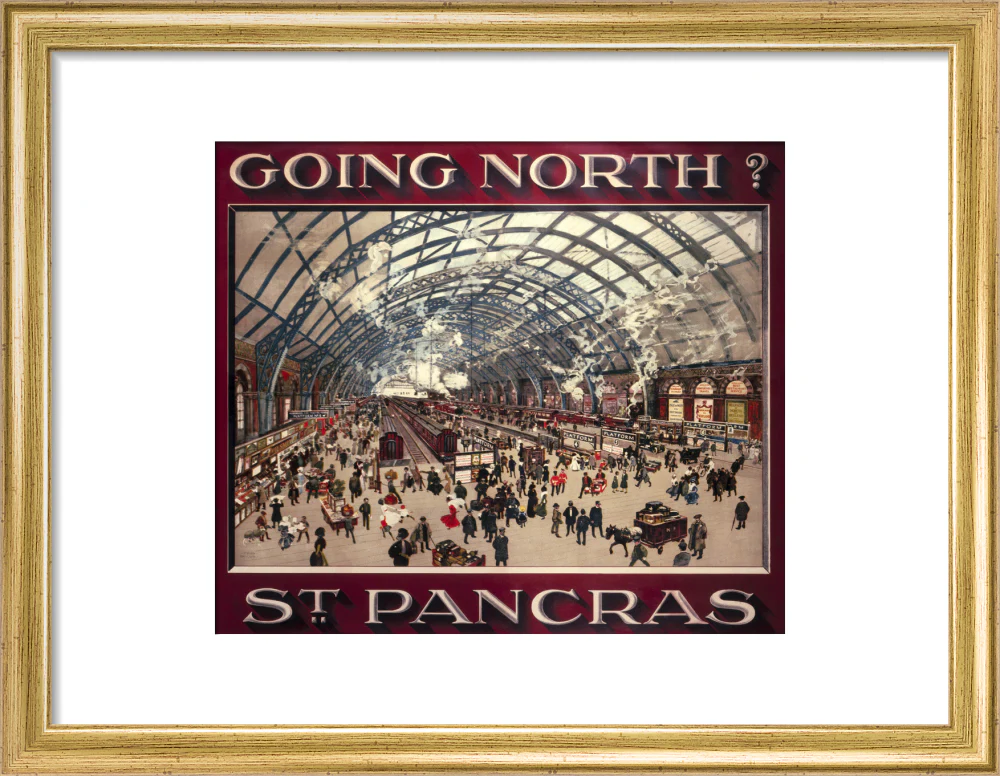 'Going North? St Pancras', MR poster, 1910. - Image 10
