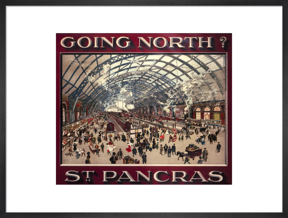 'Going North? St Pancras', MR poster, 1910. - Image 18
