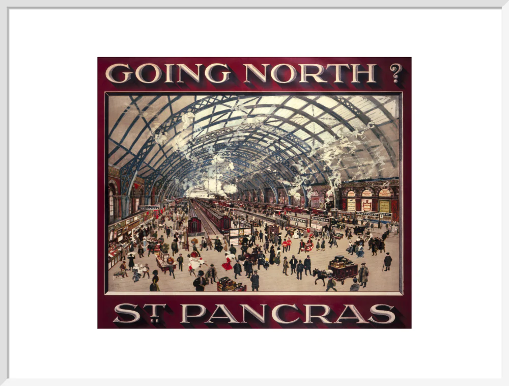 'Going North? St Pancras', MR poster, 1910. - Image 24