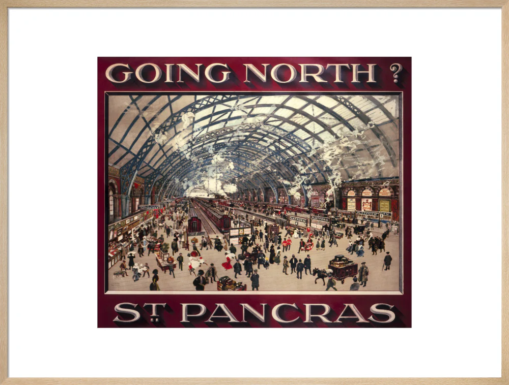 'Going North? St Pancras', MR poster, 1910. - Image 26