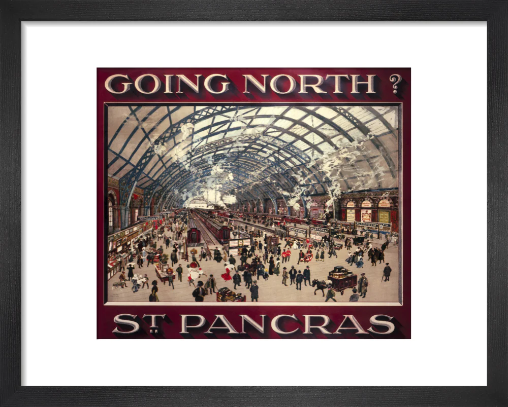 'Going North? St Pancras', MR poster, 1910. - Image 3